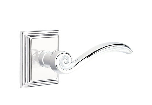 Emtek Elan Interior Mortise Lever with Wilshire Rosette