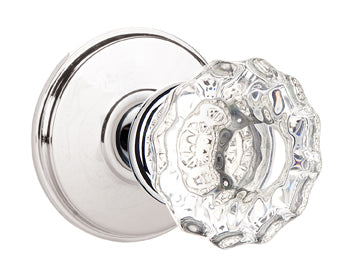 Emtek Astoria Clear Knob with Watford Rosette