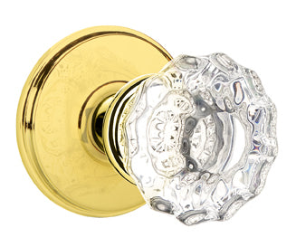 Emtek Astoria Clear Knob with Watford Rosette
