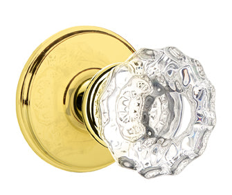 Emtek Astoria Clear Knob with Watford Rosette