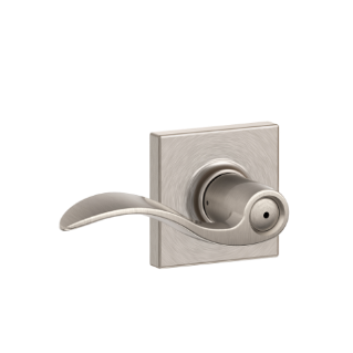 Schlage Accent Lever with Collins Rosette - Privacy Function
