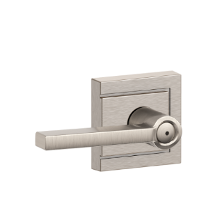 Schlage Latitude Lever with Upland Rosette - Privacy