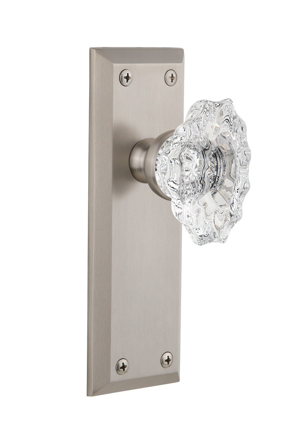 Grandeur Fifth Avenue Plate with Biarritz Knob