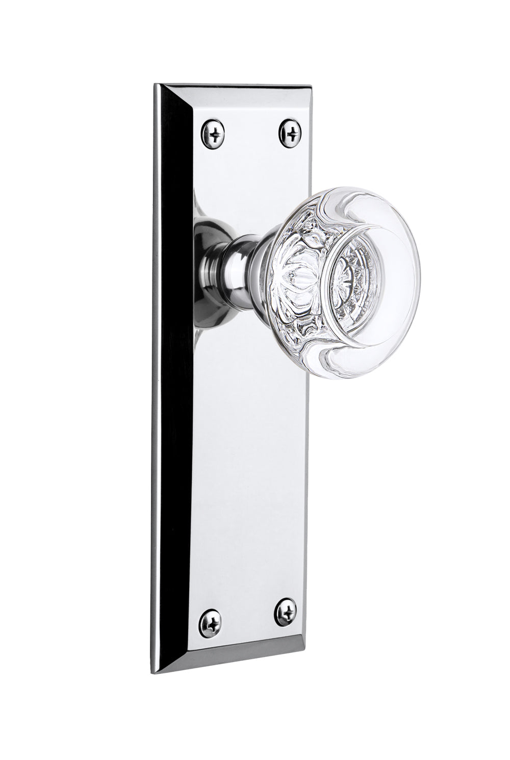 Grandeur Fifth Avenue Plate with Bordeaux Knob