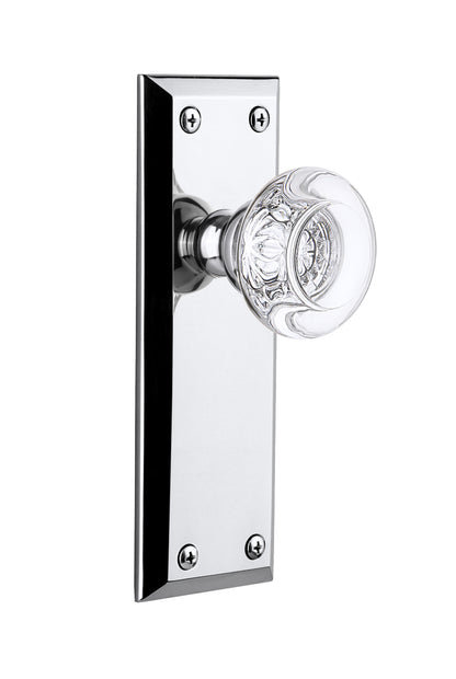 Grandeur Fifth Avenue Plate with Bordeaux Knob