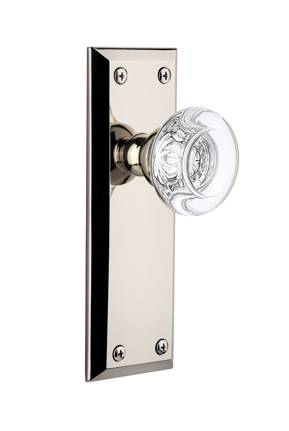 Grandeur Fifth Avenue Plate with Bordeaux Knob