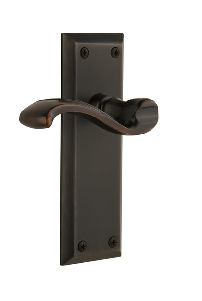 Grandeur Fifth Avenue Plate with Bellagio Lever in Timeless Bronze