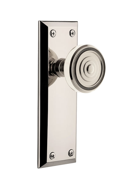 Grandeur Fifth Avenue Plate with Soleil Knob