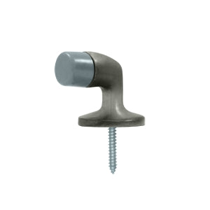 Deltana Solid Brass 13/8 Inch Floor Mounted Bumper - Antique Nickel