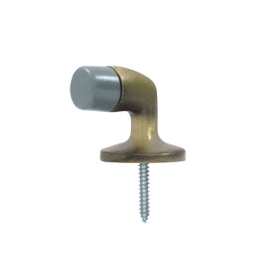 Deltana Solid Brass 13/8 Inch Floor Mounted Bumper - Antique Brass