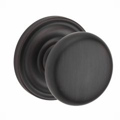 Baldwin Reserve Round Knob With Round Rosette In Venetian Bronze
