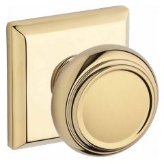 Baldwin Reserve Series Traditional Knob with Traditional Square Rosette