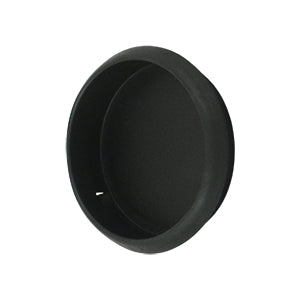 Deltana Solid Brass Round Heavy Duty Flush Pull - Flat Black