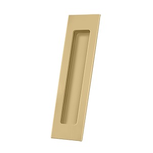 Deltana Solid Brass Rectangular 7 Inch Heavy Duty Flush Pull
