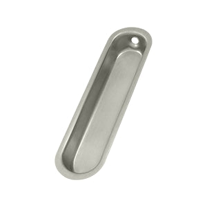 Deltana Solid Brass Flush Pull - Brushed Nickel