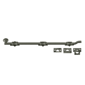 Deltana 18 Inch Offset Surface Heavy Duty Bolt - Antique Nickel