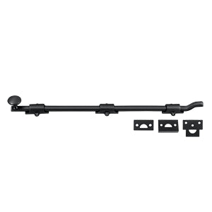 Deltana 18 Inch Offset Surface Heavy Duty Bolt - Flat Black