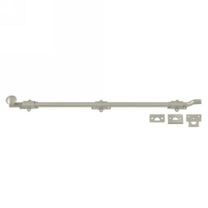 Deltana 26 Inch Offset Surface Heavy Duty Bolt - Brushed Nickel