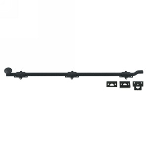 Deltana 26 Inch Offset Surface Heavy Duty Bolt - Flat Black
