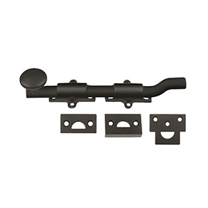Deltana 6 Inch Offset Surface Heavy Duty Bolt - Oil Rubbed Bronze