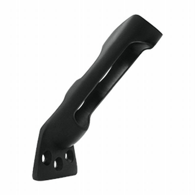 Deltana Solid Brass Flag Pole Holder - Flat Black