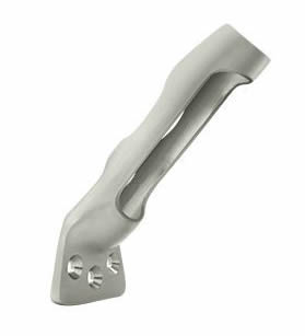 Deltana Solid Brass Flag Pole Holder - Satin Nickel