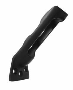 Deltana Solid Brass Flag Pole Holder - Flat Black