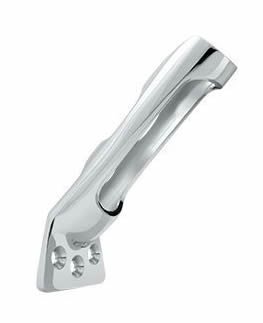 Deltana Solid Brass Flag Pole Holder - Satin Chrome