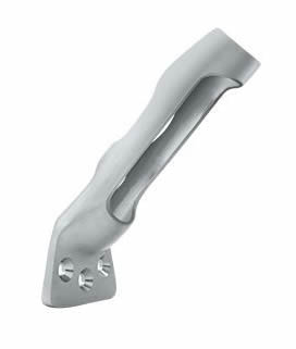 Deltana Solid Brass Flag Pole Holder - Polished Chrome