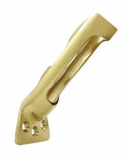 Deltana Solid Brass Flag Pole Holder - Polished Brass