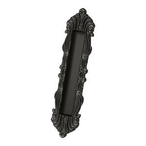 Deltana Solid Brass Victorian Heavy Duty Flush Pull - Oil Rubbed Bronze