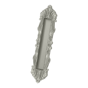 Deltana Solid Brass Victorian Heavy Duty Flush Pull - Brushed Nickel