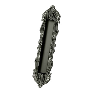 Deltana Solid Brass Victorian Heavy Duty Flush Pull - Antique Nickel