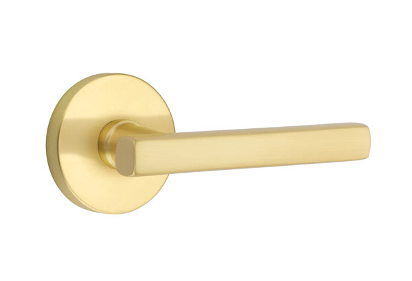 Emtek Freestone Lever Handle with Disk Rosette