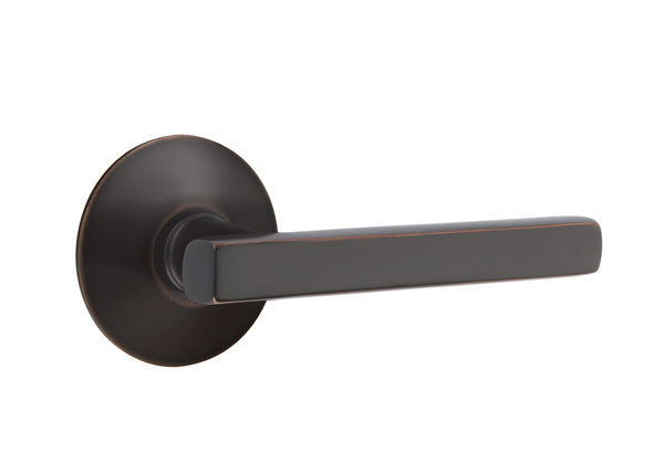 Emtek Freestone Lever Handle with Modern Rosette