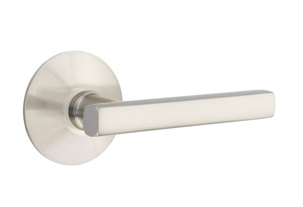 Emtek Freestone Lever Handle with Modern Rosette