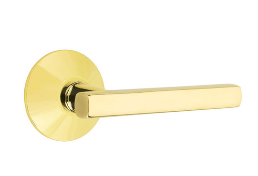 Emtek Freestone Lever Handle with Modern Rosette
