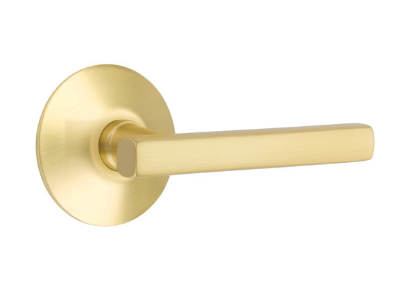 Emtek Freestone Lever Handle with Modern Rosette