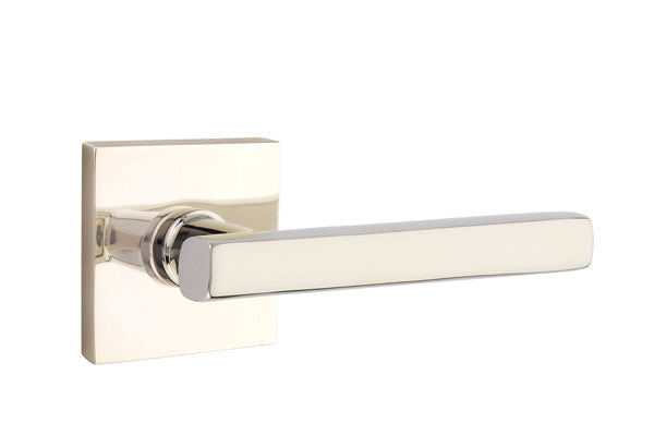 Emtek Freestone Lever Handle with Square Rosette