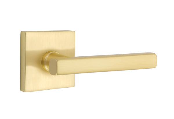 Emtek Freestone Lever Handle with Square Rosette