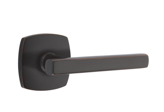 Emtek Freestone Lever Handle with Urban Modern Rosette