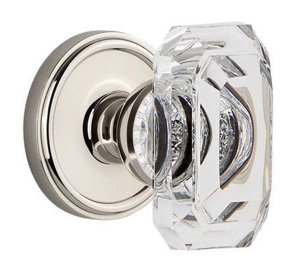 Grandeur Georgetown Rosette with Baguette Clear Knob