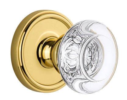 Grandeur Georgetown Rosette with Bordeaux Knob