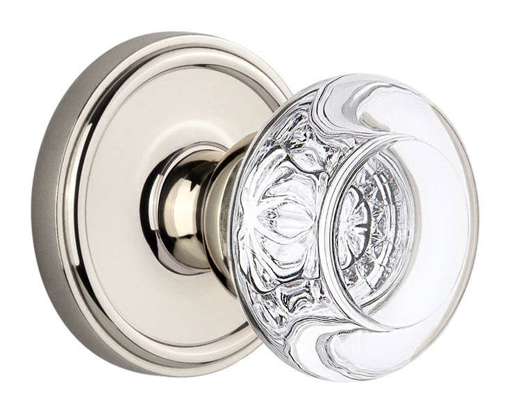 Grandeur Georgetown Rosette with Bordeaux Knob