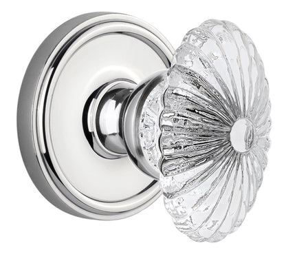 Grandeur Georgetown Rosette with Burgundy Knob