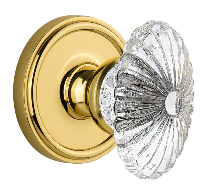 Grandeur Georgetown Rosette with Burgundy Knob