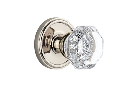 Grandeur Georgetown Rosette with Chambord Knob Polished Nickel