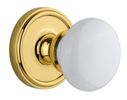 Grandeur Georgetown Rosette with Hyde Park Knob