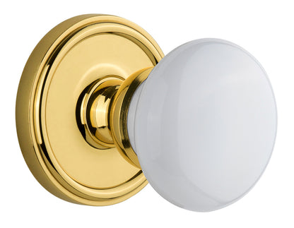 Grandeur Georgetown Rosette with Hyde Park Knob