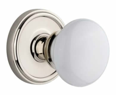Grandeur Georgetown Rosette with Hyde Park Knob